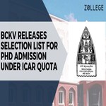 BCKV Releases Selection List for PhD Admission Under ICAR Quota